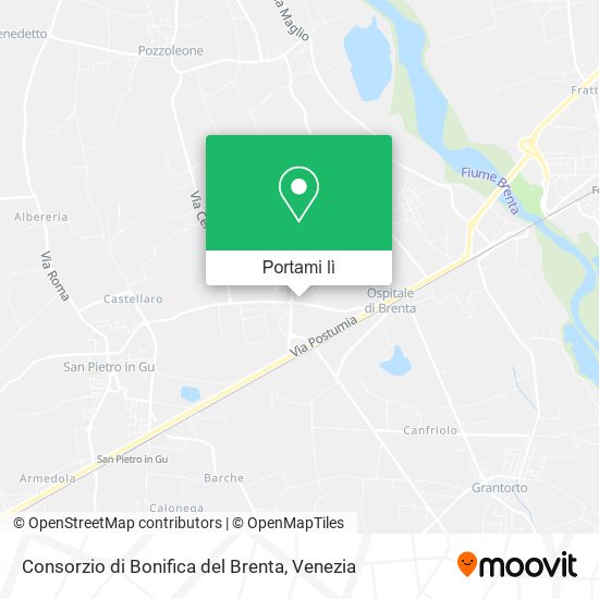 Mappa Consorzio di Bonifica del Brenta