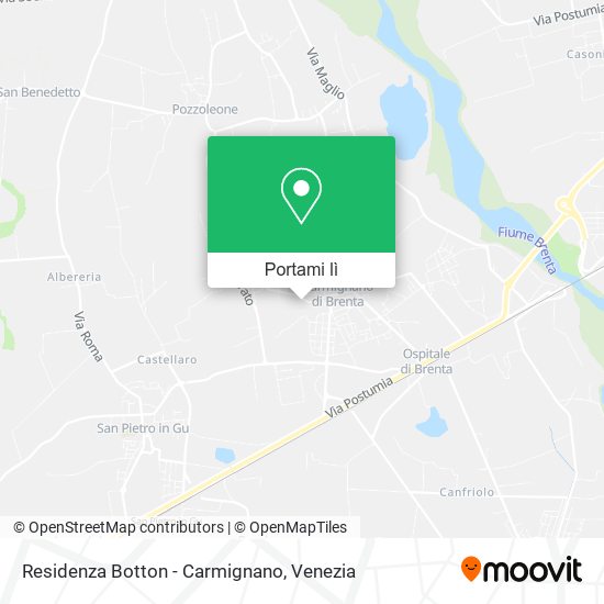 Mappa Residenza Botton - Carmignano