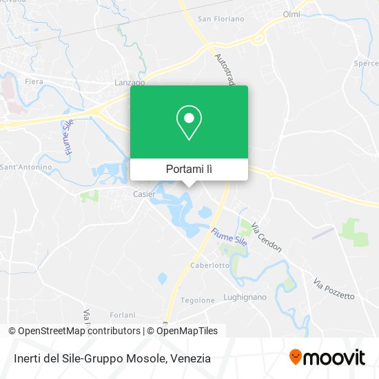 Mappa Inerti del Sile-Gruppo Mosole