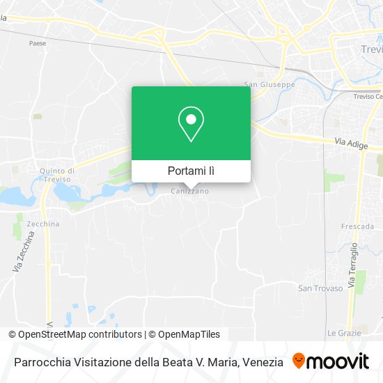 Mappa Parrocchia Visitazione della Beata V. Maria