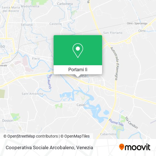 Mappa Cooperativa Sociale Arcobaleno