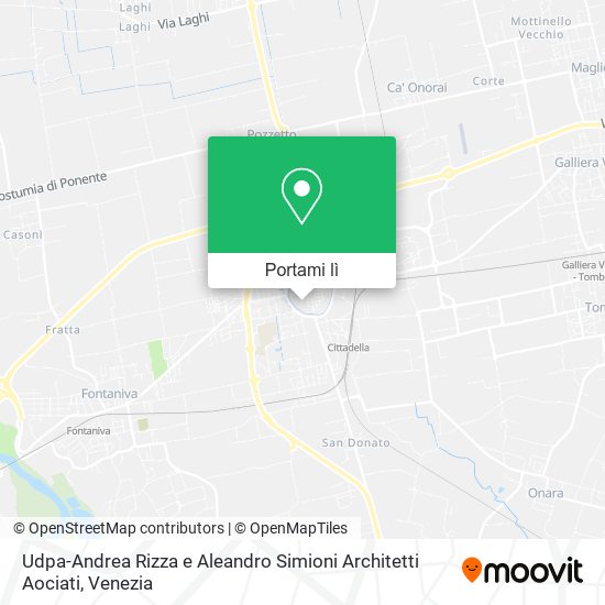 Mappa Udpa-Andrea Rizza e Aleandro Simioni Architetti Aociati