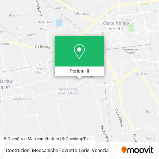 Mappa Costruzioni Meccaniche Favretto Loris