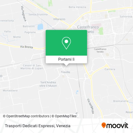 Mappa Trasporti Dedicati Espressi