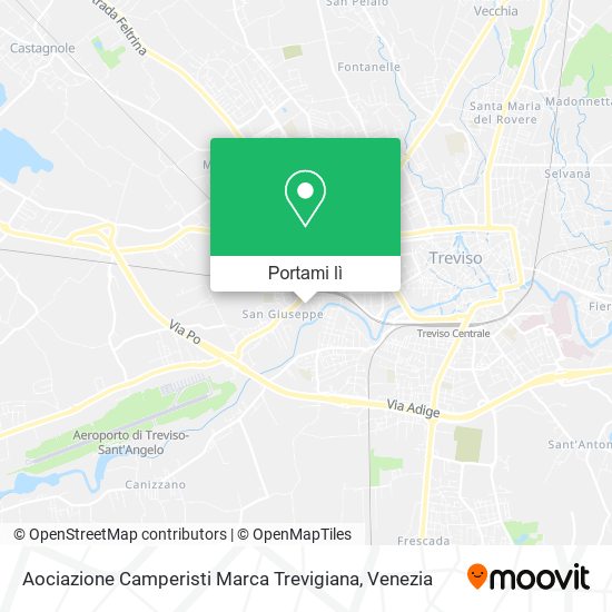Mappa Aociazione Camperisti Marca Trevigiana