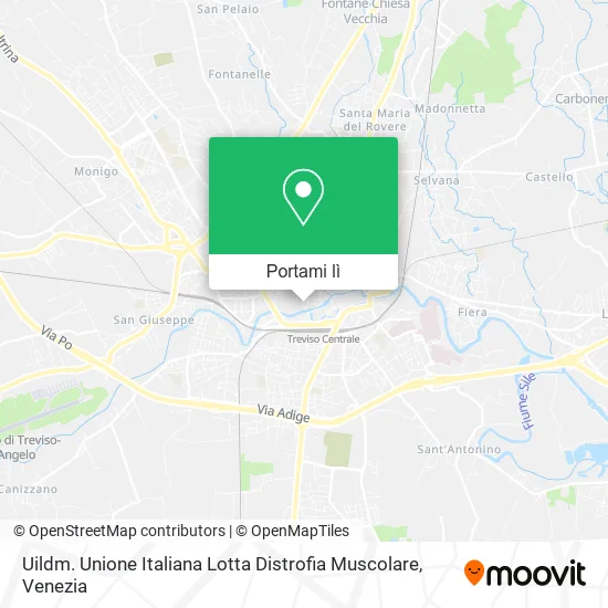 Mappa Uildm. Unione Italiana Lotta Distrofia Muscolare