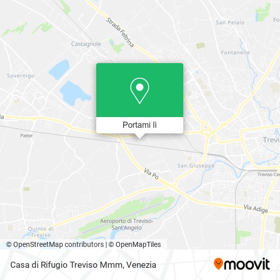 Mappa Casa di Rifugio Treviso Mmm