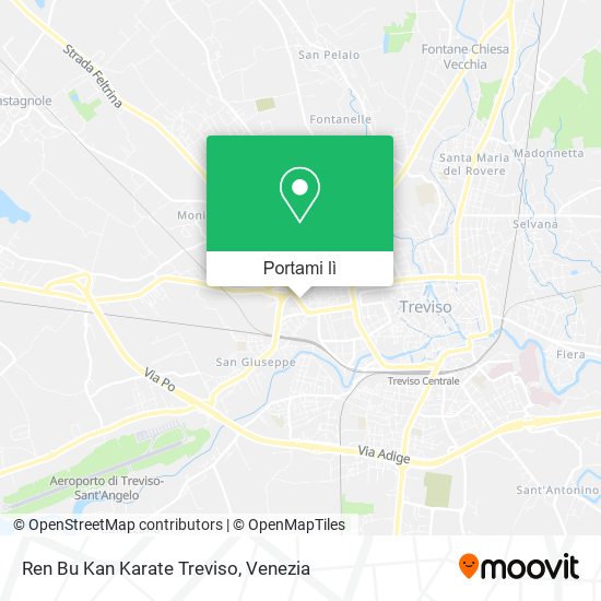Mappa Ren Bu Kan Karate Treviso