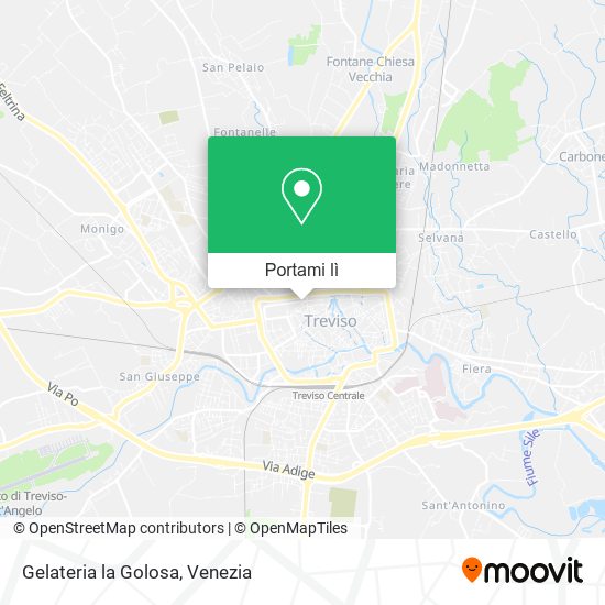 Mappa Gelateria la Golosa