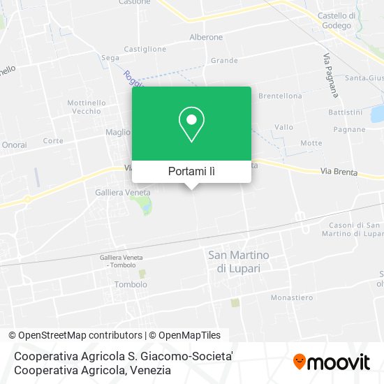 Mappa Cooperativa Agricola S. Giacomo-Societa' Cooperativa Agricola