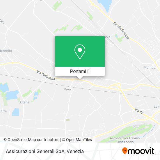 Mappa Assicurazioni Generali SpA