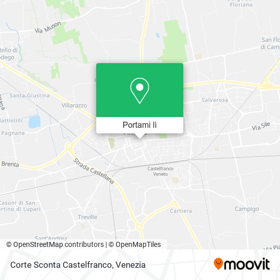Mappa Corte Sconta Castelfranco