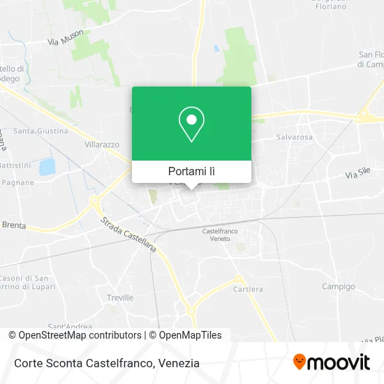 Mappa Corte Sconta Castelfranco