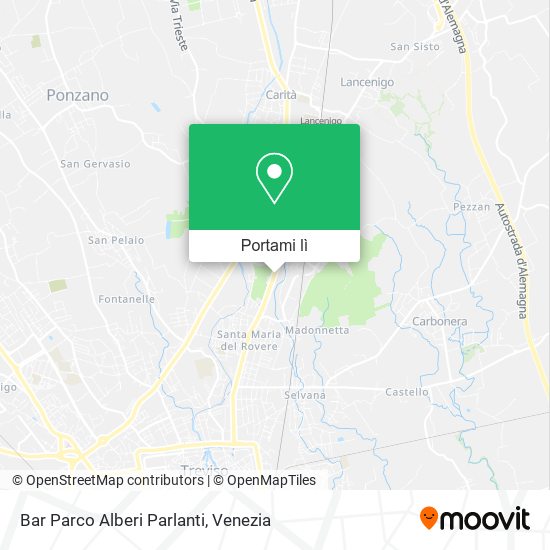 Mappa Bar Parco Alberi Parlanti