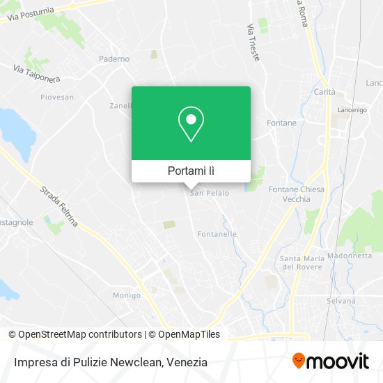 Mappa Impresa di Pulizie Newclean