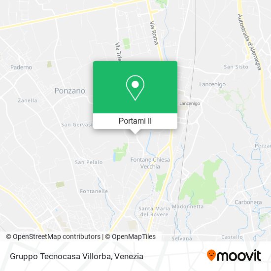 Mappa Gruppo Tecnocasa Villorba