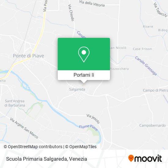 Mappa Scuola Primaria Salgareda