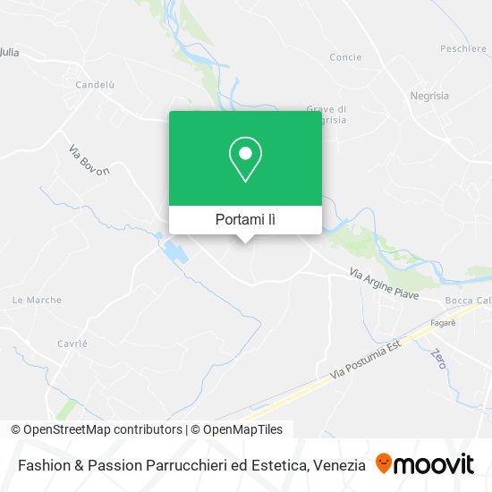 Mappa Fashion & Passion Parrucchieri ed Estetica