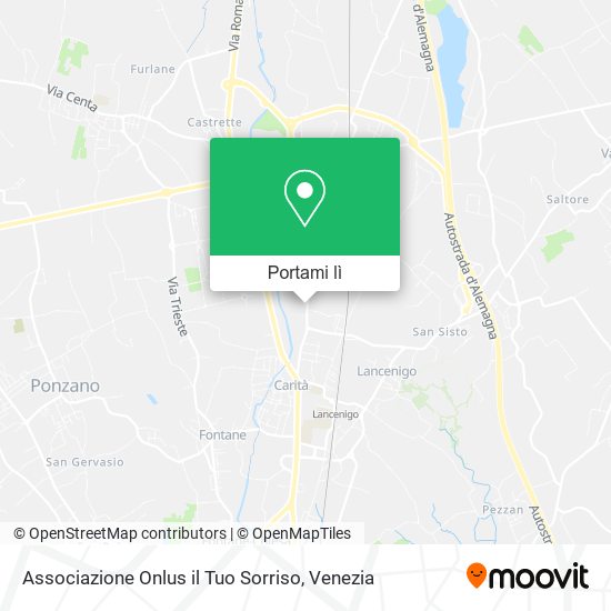 Mappa Associazione Onlus il Tuo Sorriso