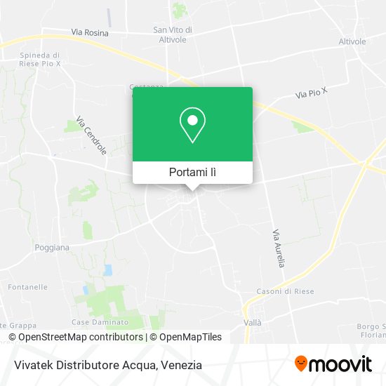 Mappa Vivatek Distributore Acqua