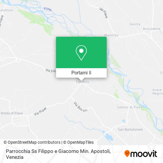 Mappa Parrocchia Ss Filippo e Giacomo Min. Apostoli