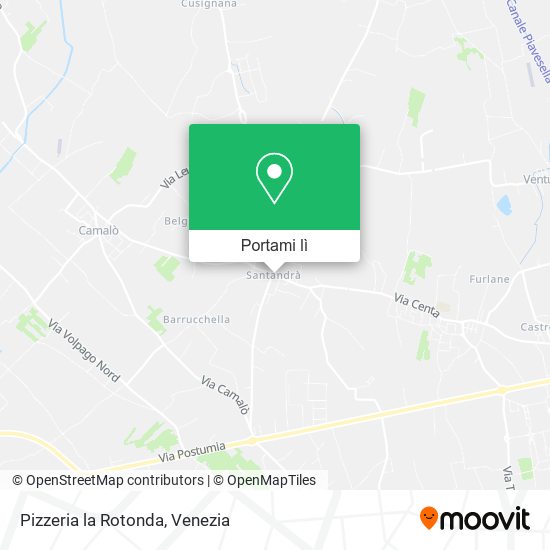 Mappa Pizzeria la Rotonda