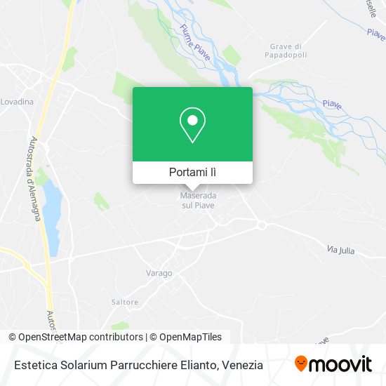 Mappa Estetica Solarium Parrucchiere Elianto