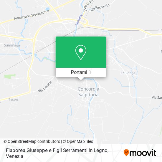 Mappa Flaborea Giuseppe e Figli Serramenti in Legno