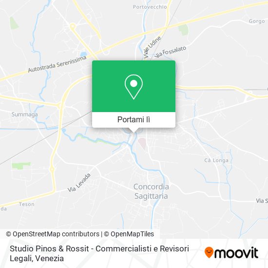 Mappa Studio Pinos & Rossit - Commercialisti e Revisori Legali