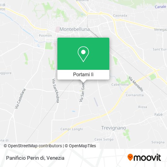 Mappa Panificio Perin di