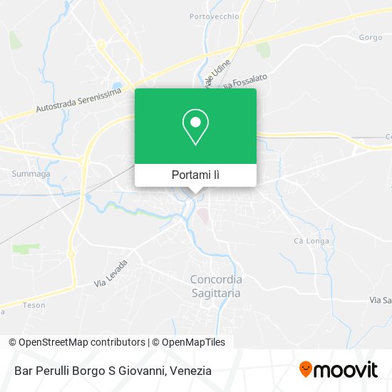 Mappa Bar Perulli Borgo S Giovanni