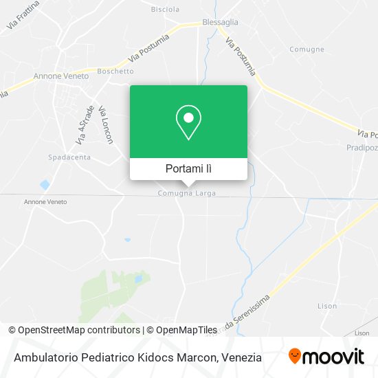 Mappa Ambulatorio Pediatrico Kidocs Marcon