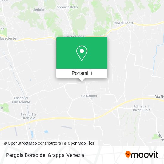 Mappa Pergola Borso del Grappa