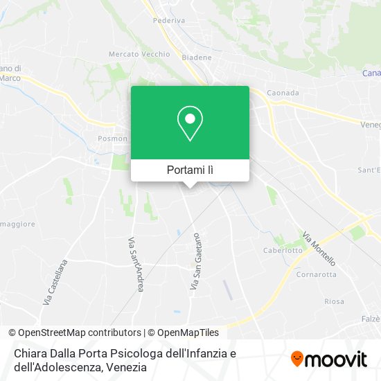 Mappa Chiara Dalla Porta Psicologa dell'Infanzia e dell'Adolescenza