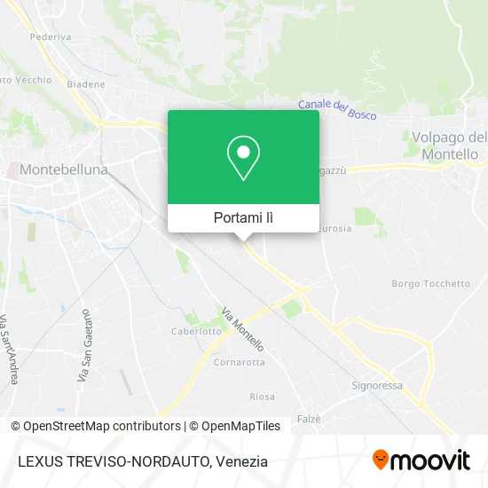 Mappa LEXUS TREVISO-NORDAUTO