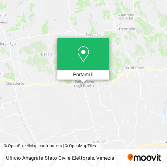 Mappa Ufficio Anagrafe-Stato Civile-Elettorale