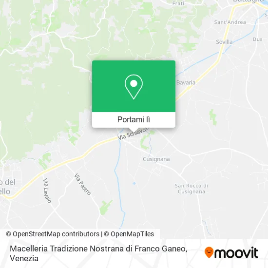 Mappa Macelleria Tradizione Nostrana di Franco Ganeo