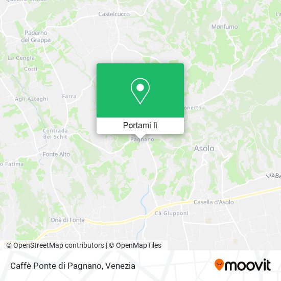 Mappa Caffè Ponte di Pagnano