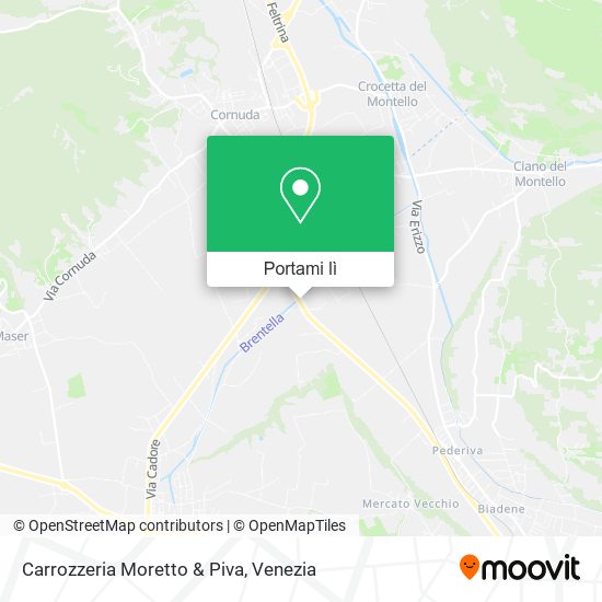 Mappa Carrozzeria Moretto & Piva