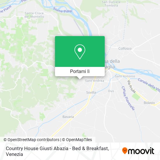 Mappa Country House Giusti Abazia - Bed & Breakfast