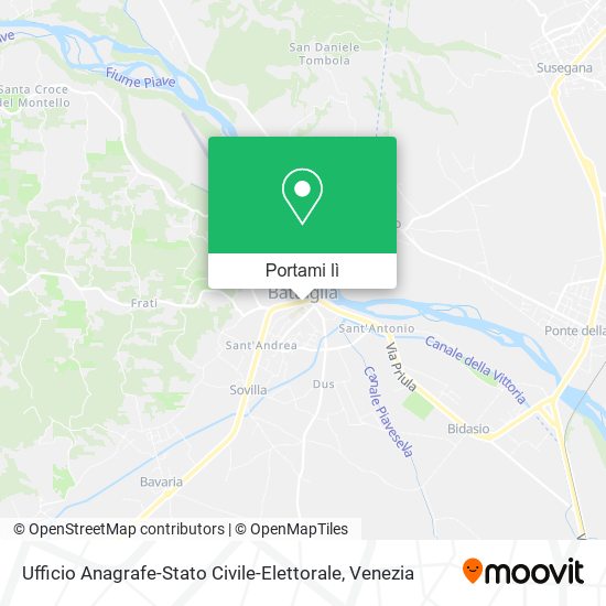Mappa Ufficio Anagrafe-Stato Civile-Elettorale