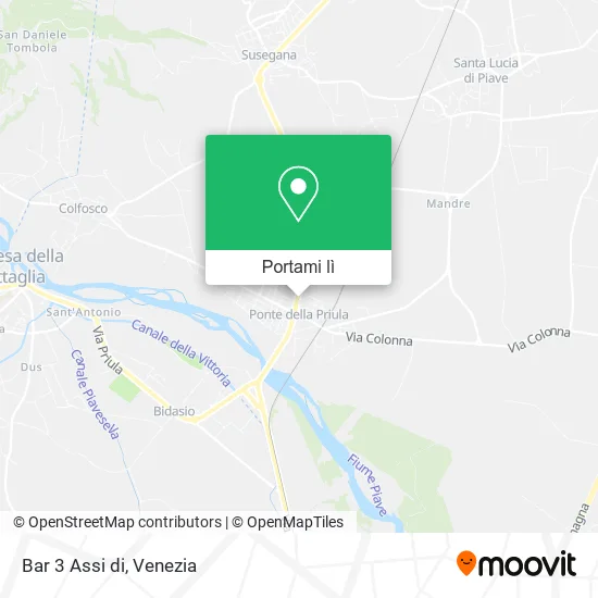 Mappa Bar 3 Assi di