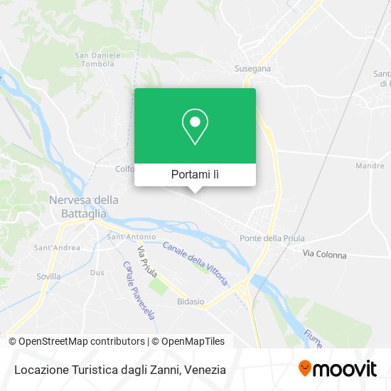 Mappa Locazione Turistica dagli Zanni