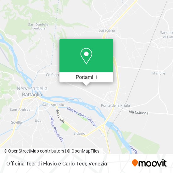Mappa Officina Teer di Flavio e Carlo Teer