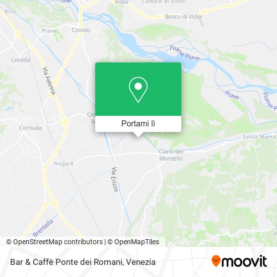 Mappa Bar & Caffè Ponte dei Romani