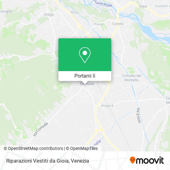 Mappa Riparazioni Vestiti da Gioia