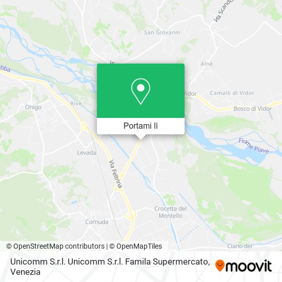 Mappa Unicomm S.r.l. Unicomm S.r.l. Famila Supermercato