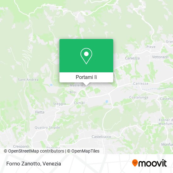 Mappa Forno Zanotto