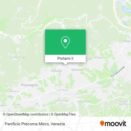 Mappa Panificio Precoma Mirco