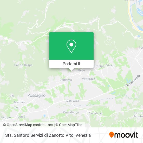Mappa Sts. Santoro Servizi di Zanotto Vito